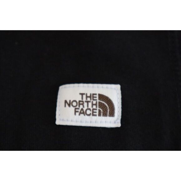 The North Face NF0A7USNJK3 Men's Sz M Black L/S Terry Crewneck Tee Shirt - Picture 4 of 10